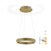 GKS Knapstein, Pendelleuchte Sara, Gold 40cm, moderne Lichtlösung