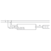 KGP, LED Driver Slim 24V, Schaltbild, technische Lichtplanung