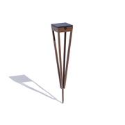 Les Jardins, Solar-Spießleuchte Tinka, Corten klein, Produktbild