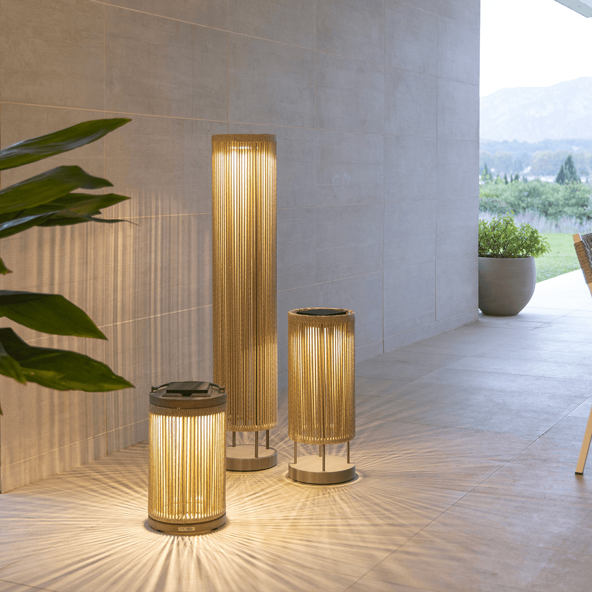 Les Jardins, Solar-Laterne Rod & Strip, Produktbild