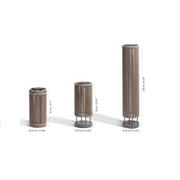 Les Jardins, Solar-Laterne Rod & Strip, Skizzen