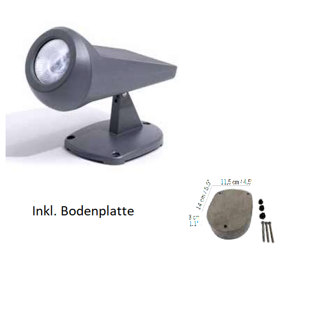 Solar-Bodenleuchte Oje
