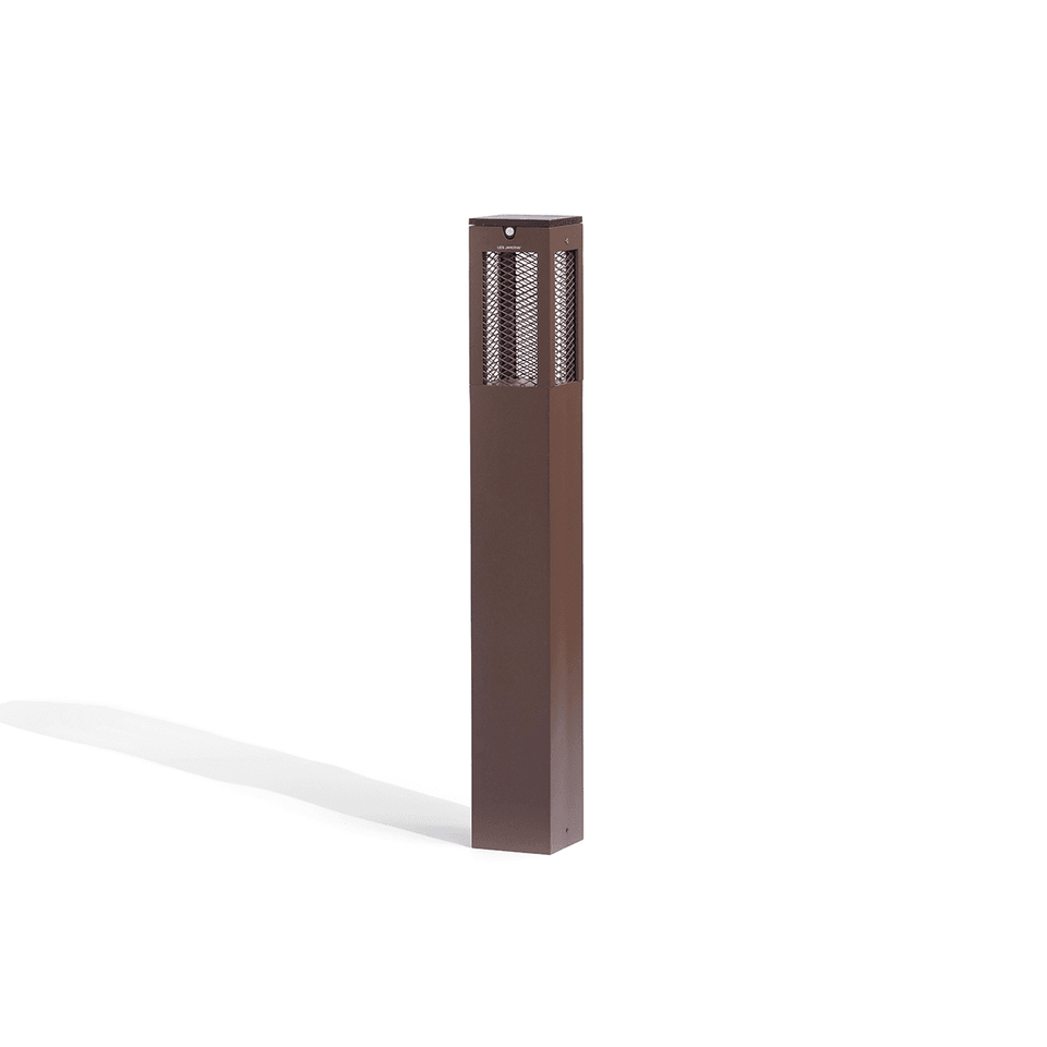 Solarleuchte Borne Tradition in braunem Design