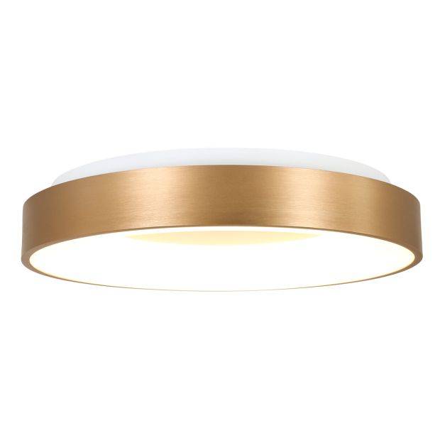 Steinhauer, Deckenleuchte Teina, Gold 48cm, moderne Raumbeleuchtung