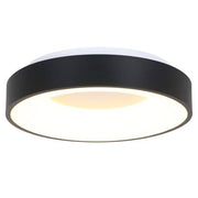 Steinhauer, Deckenleuchte Teina, Schwarz 48cm, stilvolle Deckenbeleuchtung
