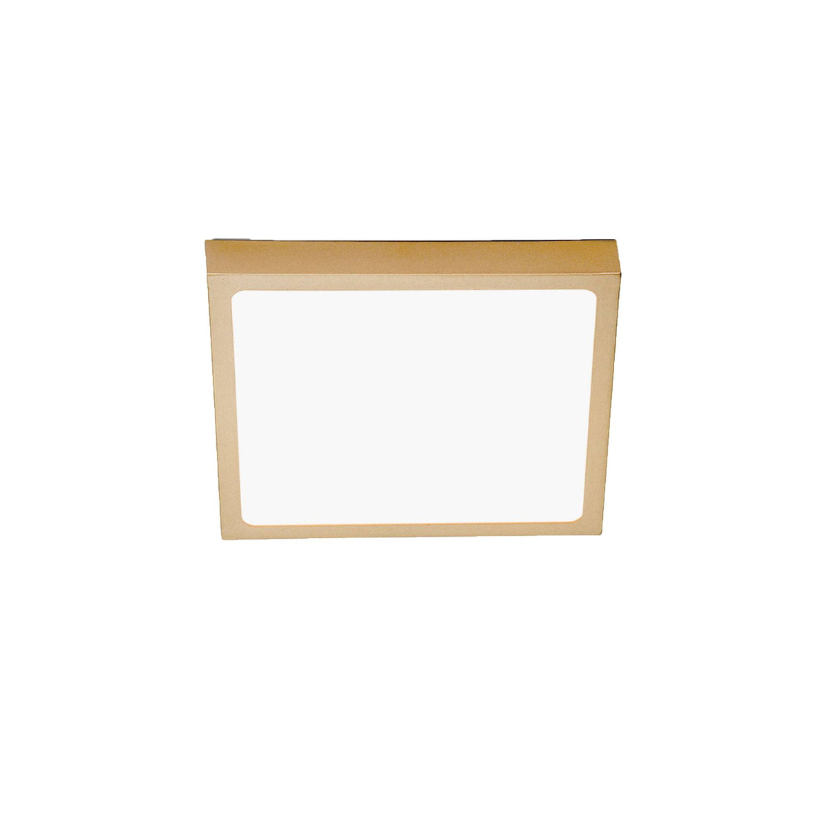 Orion, Deckenleuchte Base Square, Gold 18cm, Produktbild