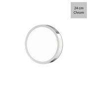 Orion, LED-Panel Chris, Chrom 24cm, moderne Deckenleuchte