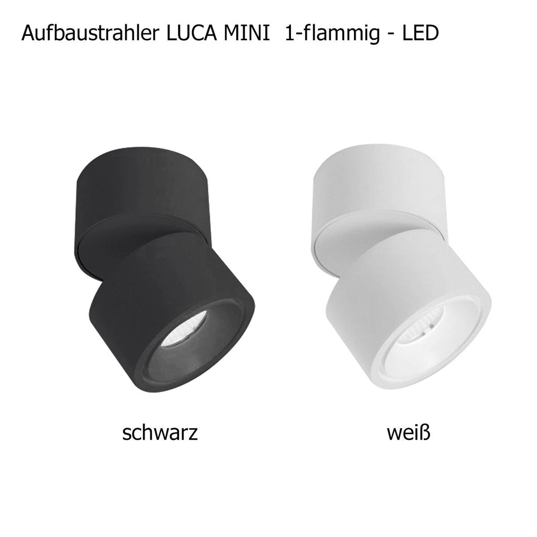 Aufbaustrahler Luca Mini 1-flammig