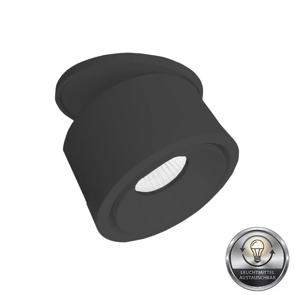 Sonluce, Halbeinbaustrahler Luca Pro Mini, Schwarz, Produktbild