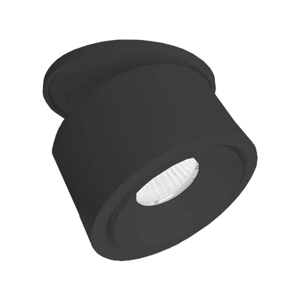Sonluce, Halbeinbaustrahler Luca, Schwarz, moderner Halbeinbaustrahler