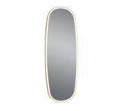 Mirrors&More, Spiegel Diana Oval, Gold, stilvolle Spiegelbeleuchtung