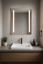 Mirrors&More, Spiegel Senna, Raumbild, moderner Lichtspiegel