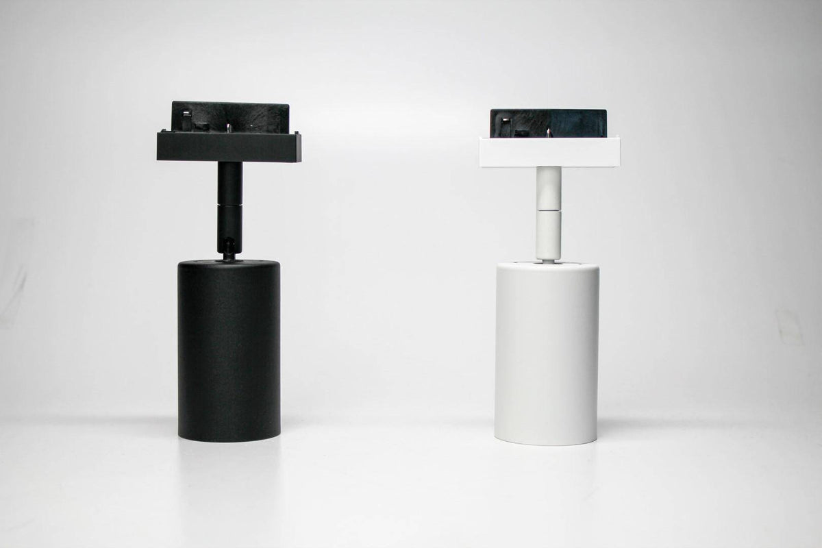 Top Light, 2-Phasen-Stromschienenstrahler Spotlight, Schwarz-Weiss, Produktbild