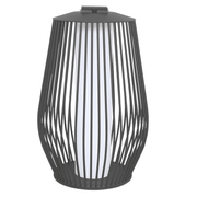 Les Jardins, Solar-Standleuchte Mandaley, Grau 84,5cm, moderne Außenleuchte