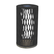 Les Jardins Solar-Standleuchte Cadix, klein, 50cm, schwarz, Vorderansicht