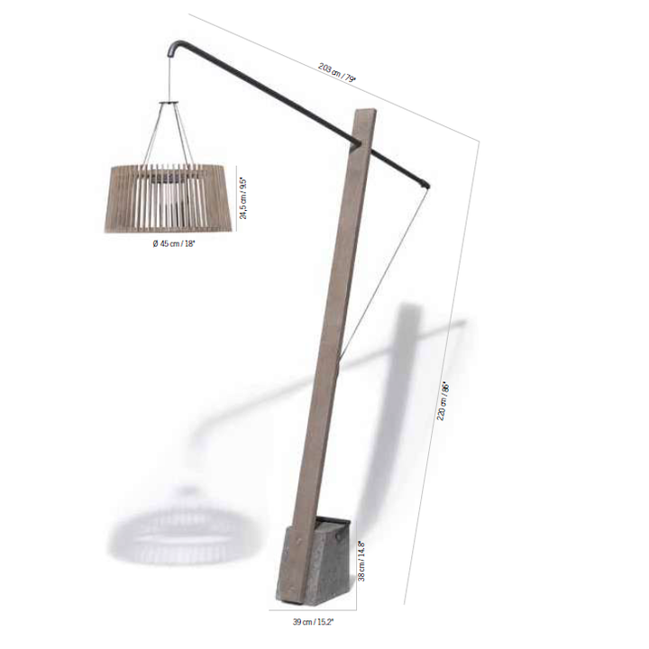 Solar-Stehleuchte Skaal