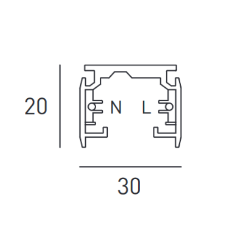 1-Phasen Stromschiene