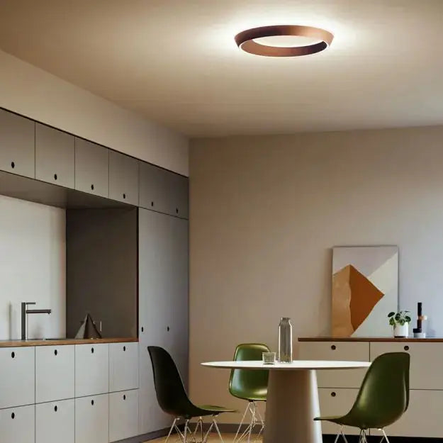 Lodes, Deckenleuchte Tidal, Raumbild Wohnzimmer