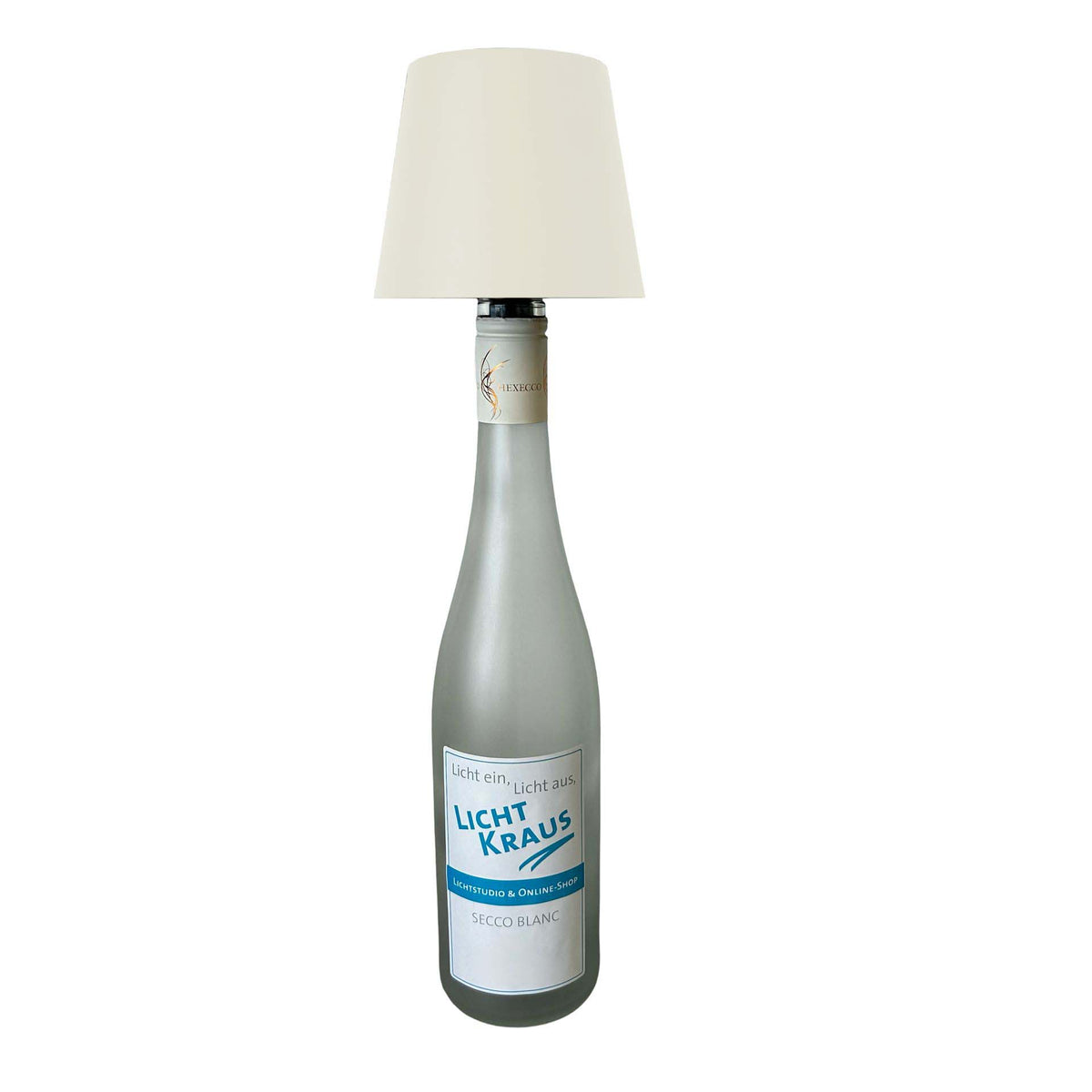 Led-Works, Flaschenleuchte Tria, Creme, Produktbild