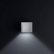 Sonluce, Wandleuchte Bico XXL, Nickel, hochwertige Außenleuchte