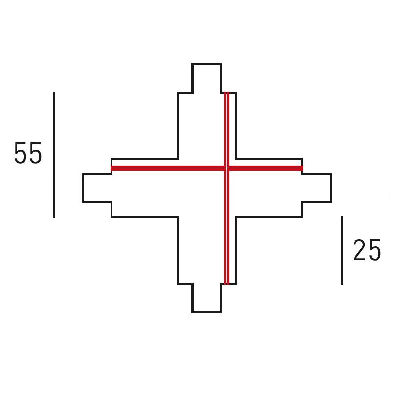 1-Phasen X-Verbinder