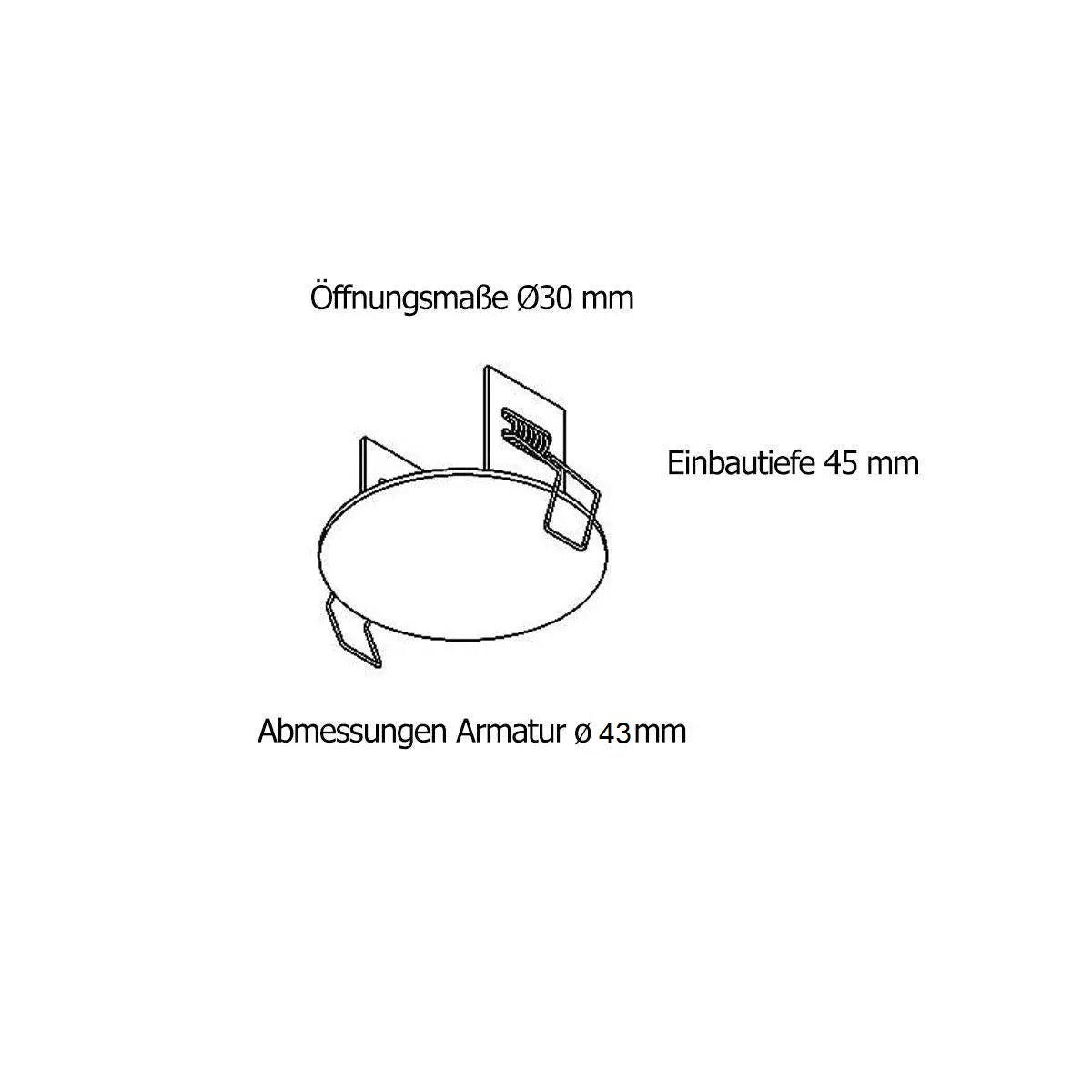 PSM Lighting, Einbaubaldachin Flat Mini, Skizze geschlossen, technische Lichtplanung