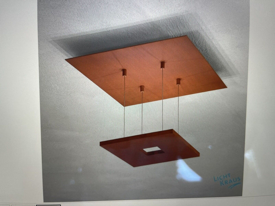 Escale, Deckenleuchte Zen Mini, Rostoptik, moderne Deckenleuchte