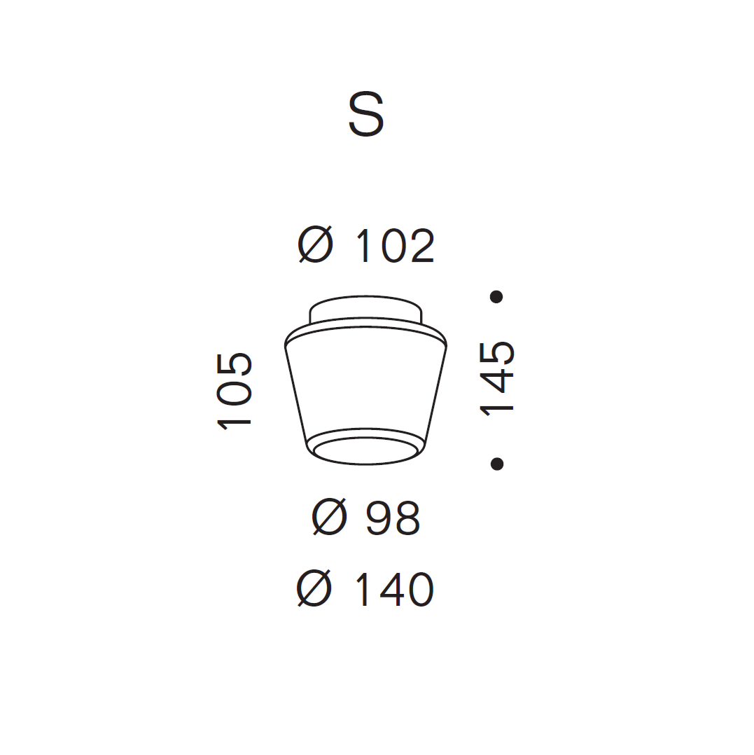 Deckenleuchte Annex S