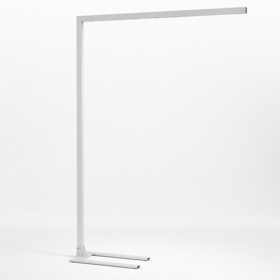 Arcchio Jolinda LED-Büro-Stehleuchte in Weiß – 2018er Ausführung ohne Sensor