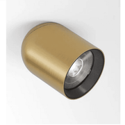 Obin Aufbaustrahler, schwenkbar, gold, stilvoll