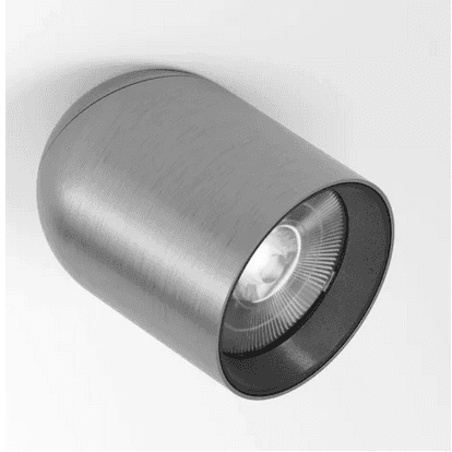 Obin Aufbaustrahler, schwenkbar, silber, modern
