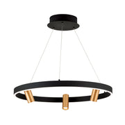 Orion, LED-Pendelleuchte Berlin, Detail, stilvolle Esstischbeleuchtung
