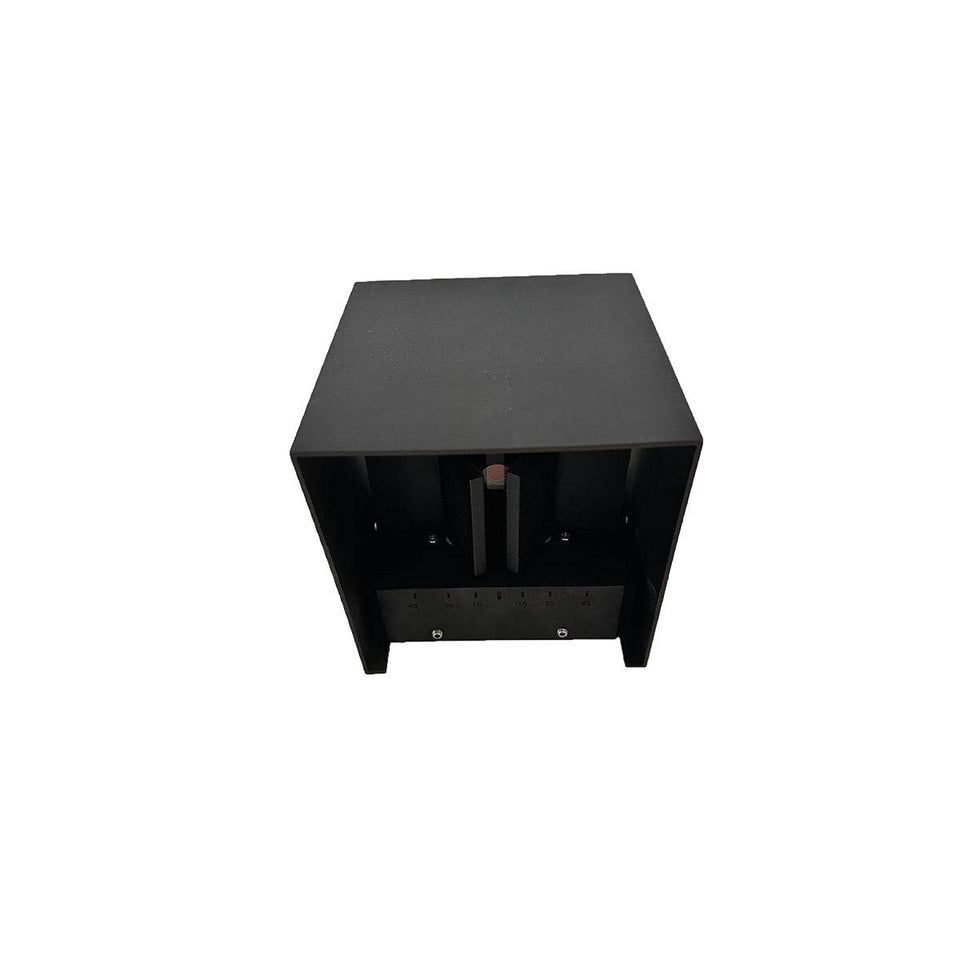 LUX-IT, Wandleuchte Bico Medium, Schwarz, wetterfeste Wandbeleuchtung