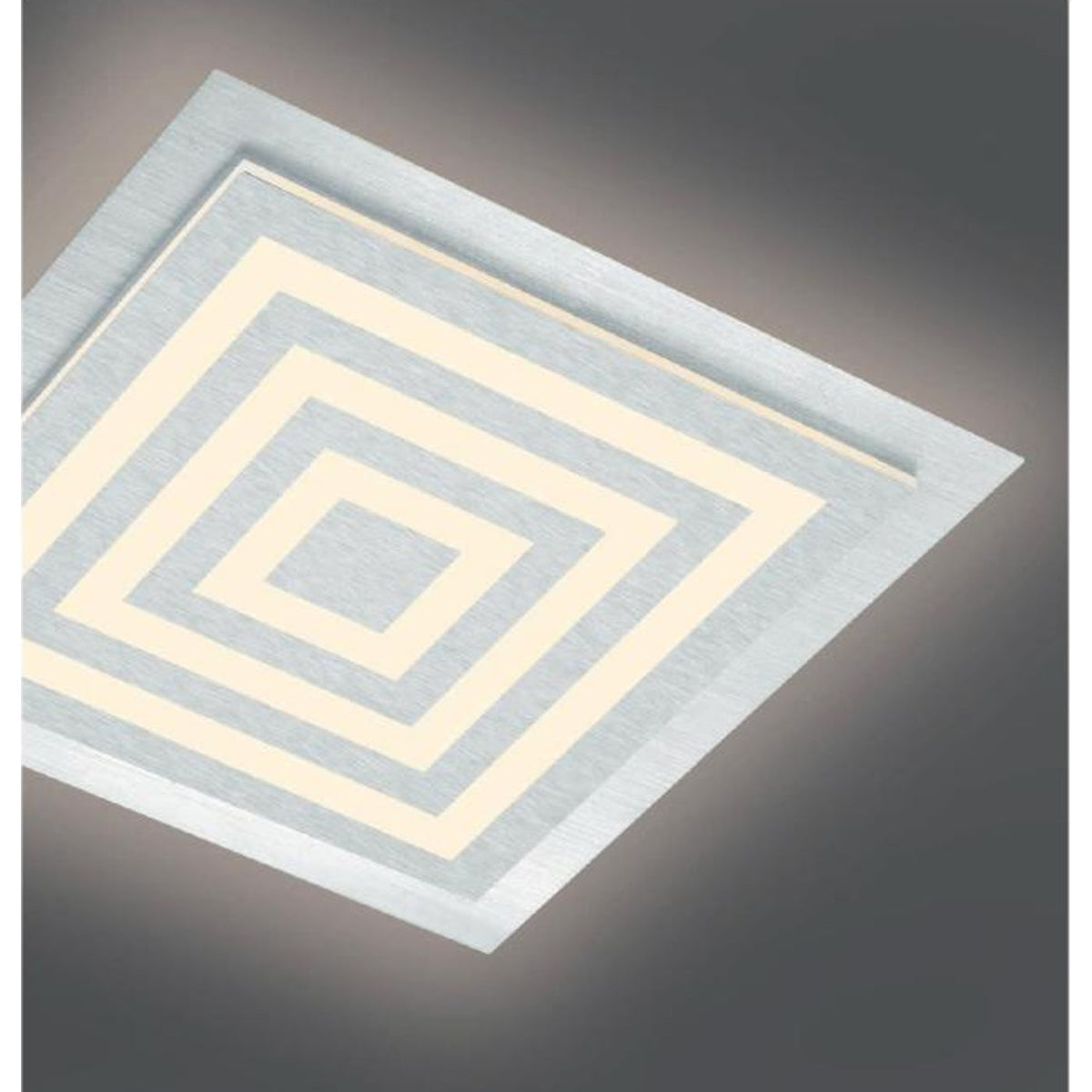 LED-Deckenleuchte Bopp Athos quadratisch – Aluminium