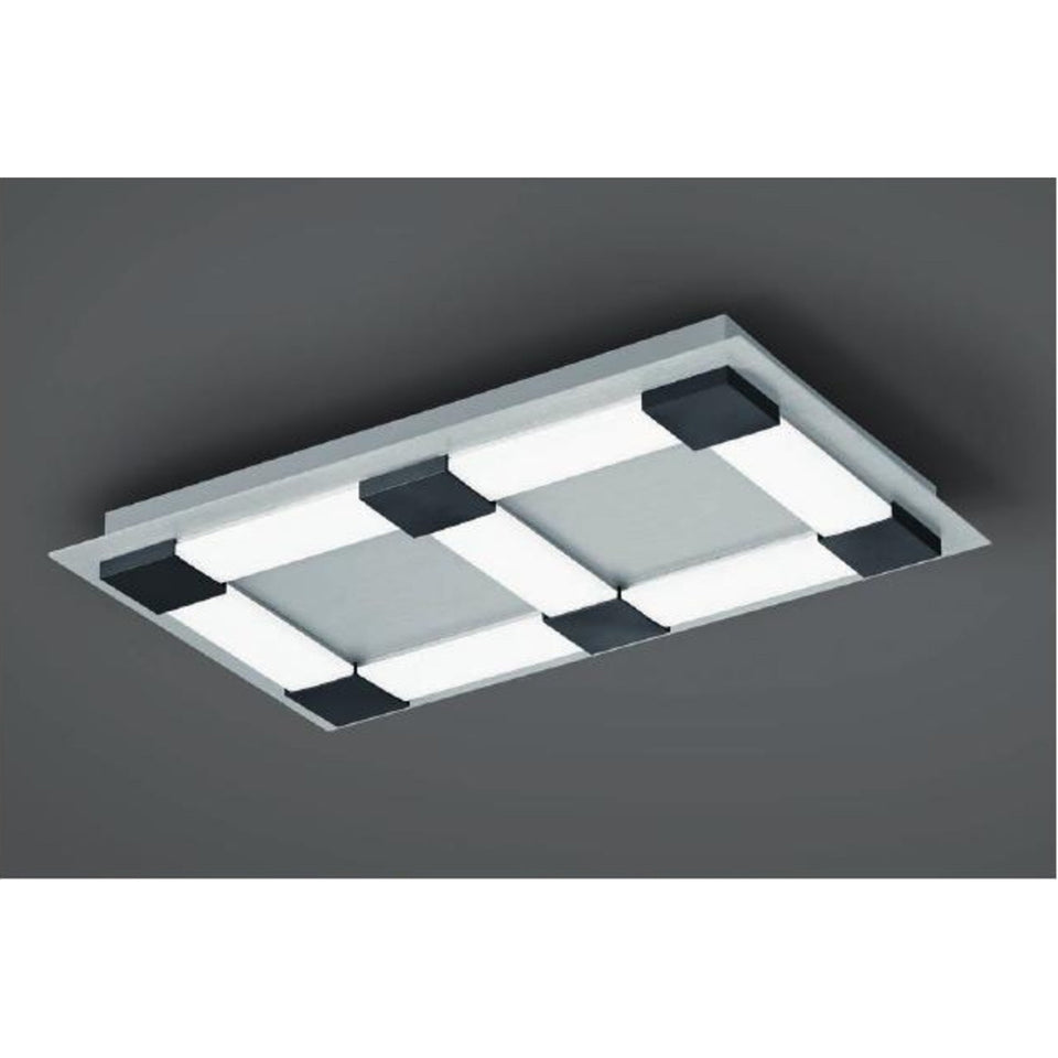 LED-Deckenleuchte Bopp Plain 60 × 36 cm – Anthrazit-Aluminium