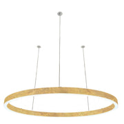 Braga, Pendelleuchte Loop 24V, 150cm Blattgold, stilvolle Pendelleuchte