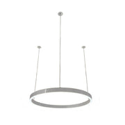 Braga, Pendelleuchte Loop 24V, 40cm Aluminium, moderne Lichtlösung