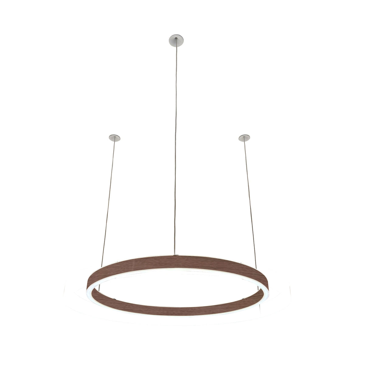 Braga, Pendelleuchte Loop 24V, 40cm Bronze, stilvolle Esstischbeleuchtung