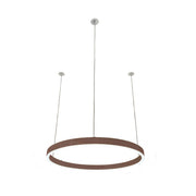 Braga, Pendelleuchte Loop 24V, 40cm Bronze, stilvolle Esstischbeleuchtung