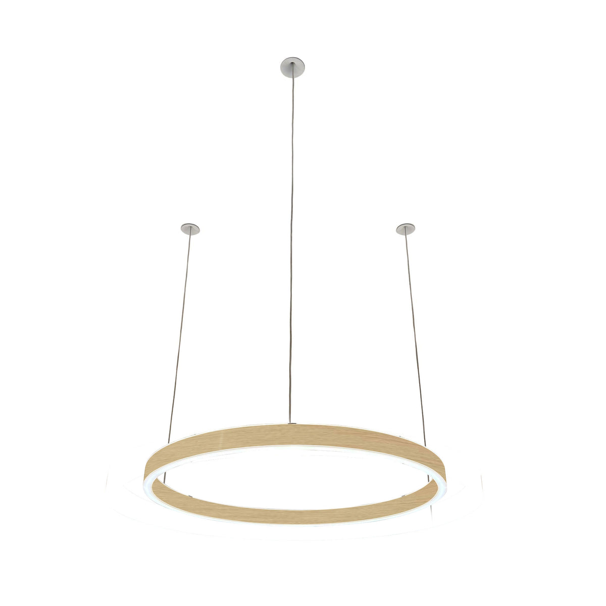Braga, Pendelleuchte Loop 24V, 40cm Gold, hochwertige Lichtlösung