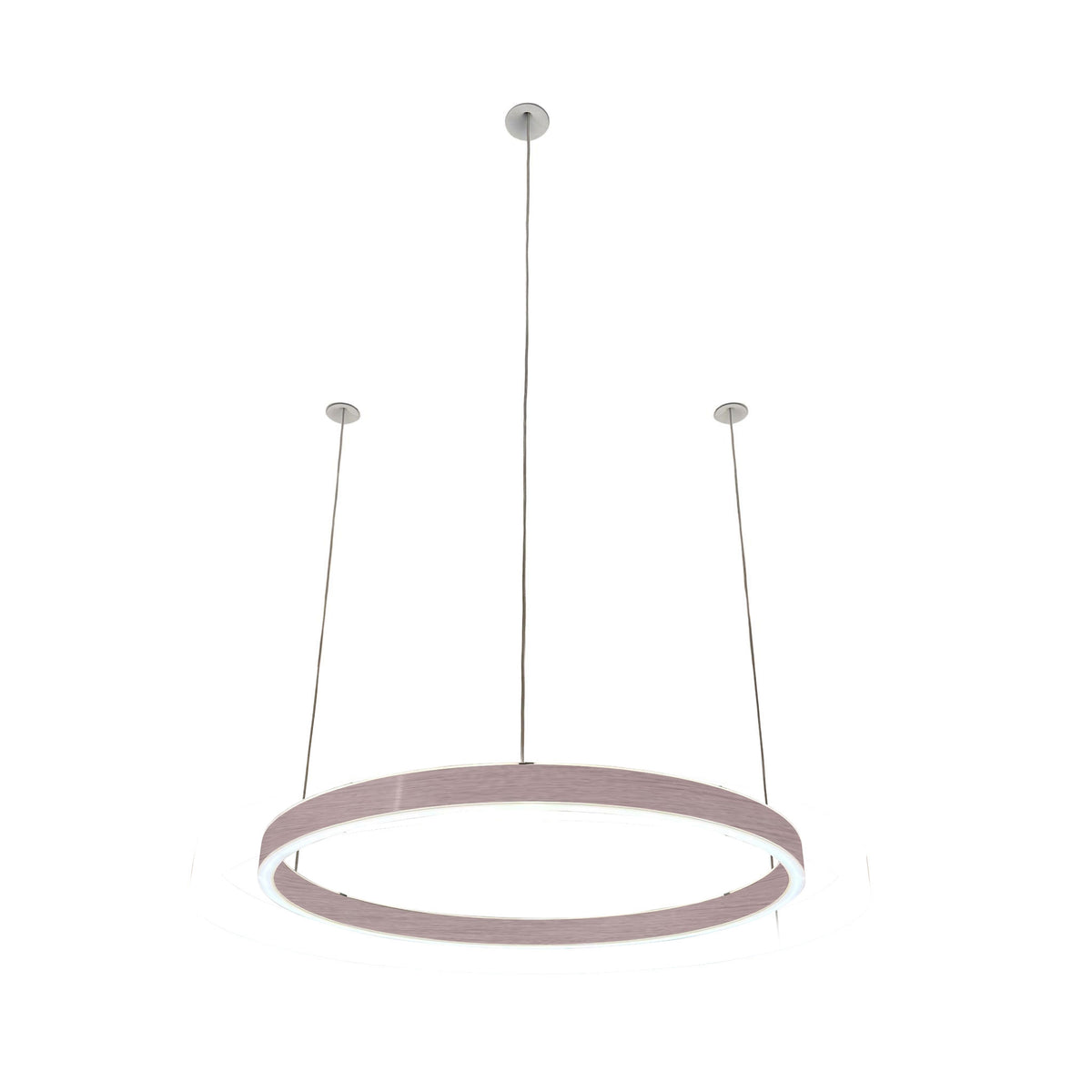 Braga, Pendelleuchte Loop 24V, 40cm Rose, stilvolle Lichtlösung