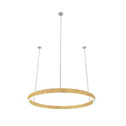 Braga, Pendelleuchte Loop 24V, 50cm Blattgold, hochwertige Pendelleuchte