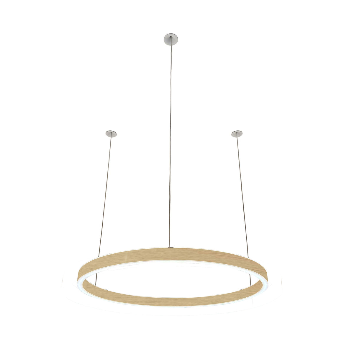Braga, Pendelleuchte Loop 24V, 50cm Gold, hochwertige Lichtlösung