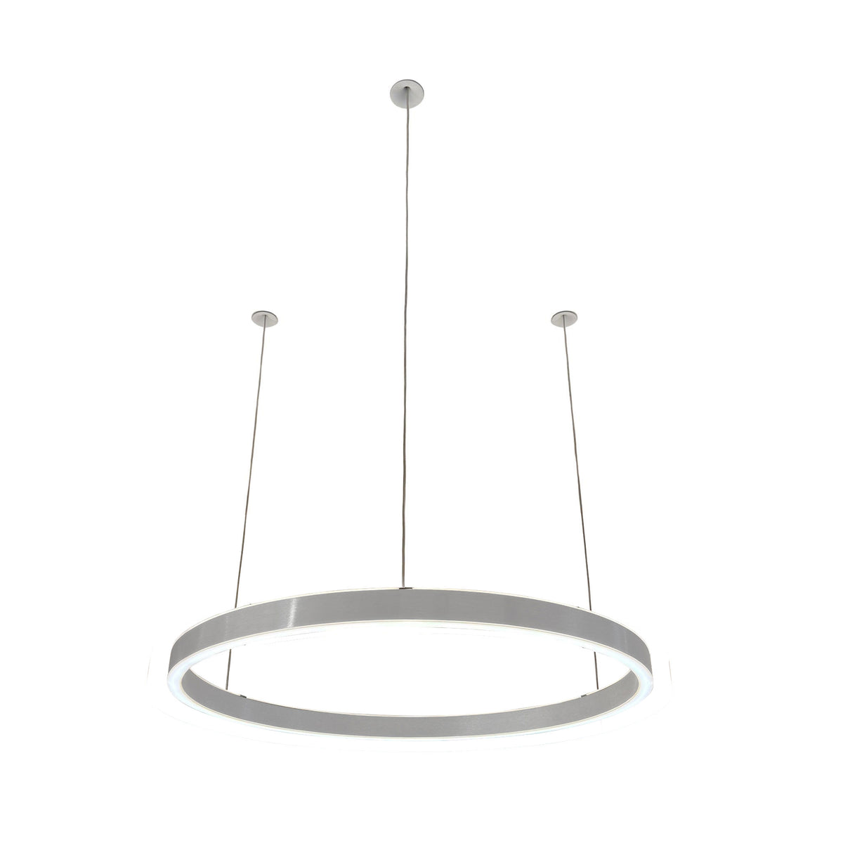 Braga, Pendelleuchte Loop 24V, 60cm Aluminium, moderne Pendelleuchte
