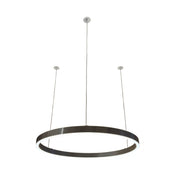 Braga, Pendelleuchte Loop 24V, 60cm Gunmetal, moderne Lichtlösung
