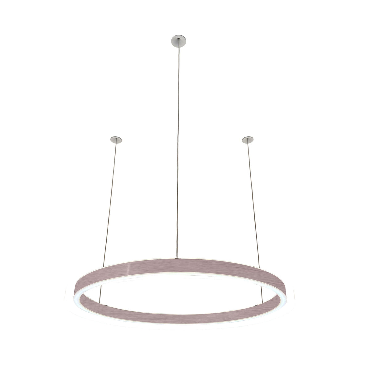 Braga, Pendelleuchte Loop 24V, 60cm Rose, stilvolle Pendelleuchte