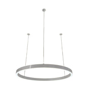 Braga, Pendelleuchte Loop 24V, 75cm Aluminium, moderne Pendelleuchte