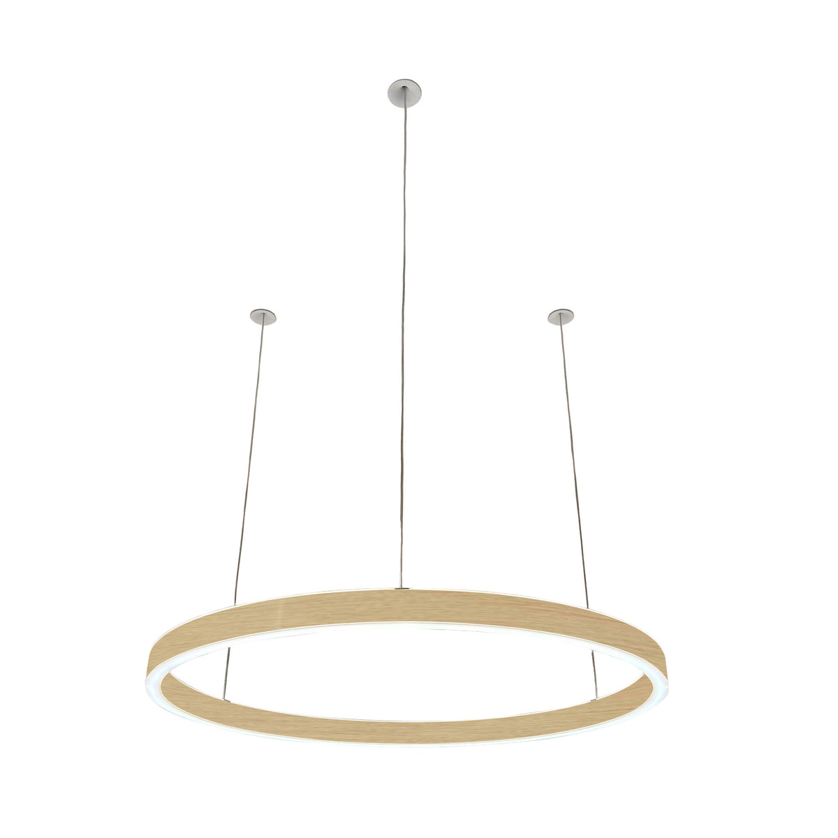 Braga, Pendelleuchte Loop 24V, 75cm Gold, hochwertige Esstischbeleuchtung