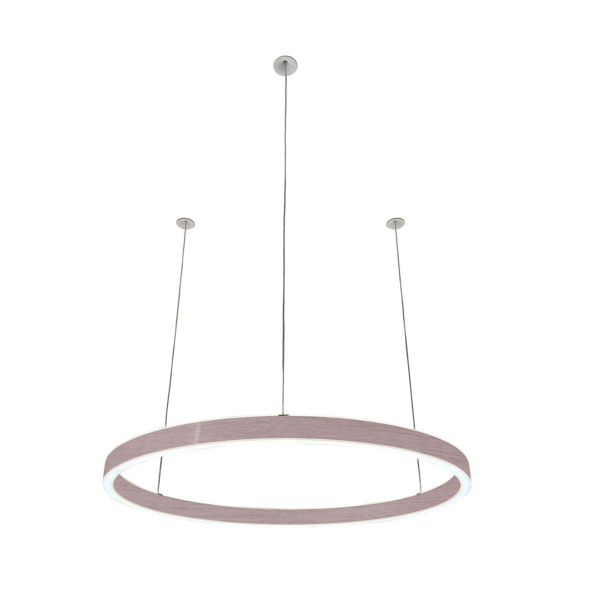 Braga, Pendelleuchte Loop 24V, 75cm Rose, stilvolle Raumbeleuchtung