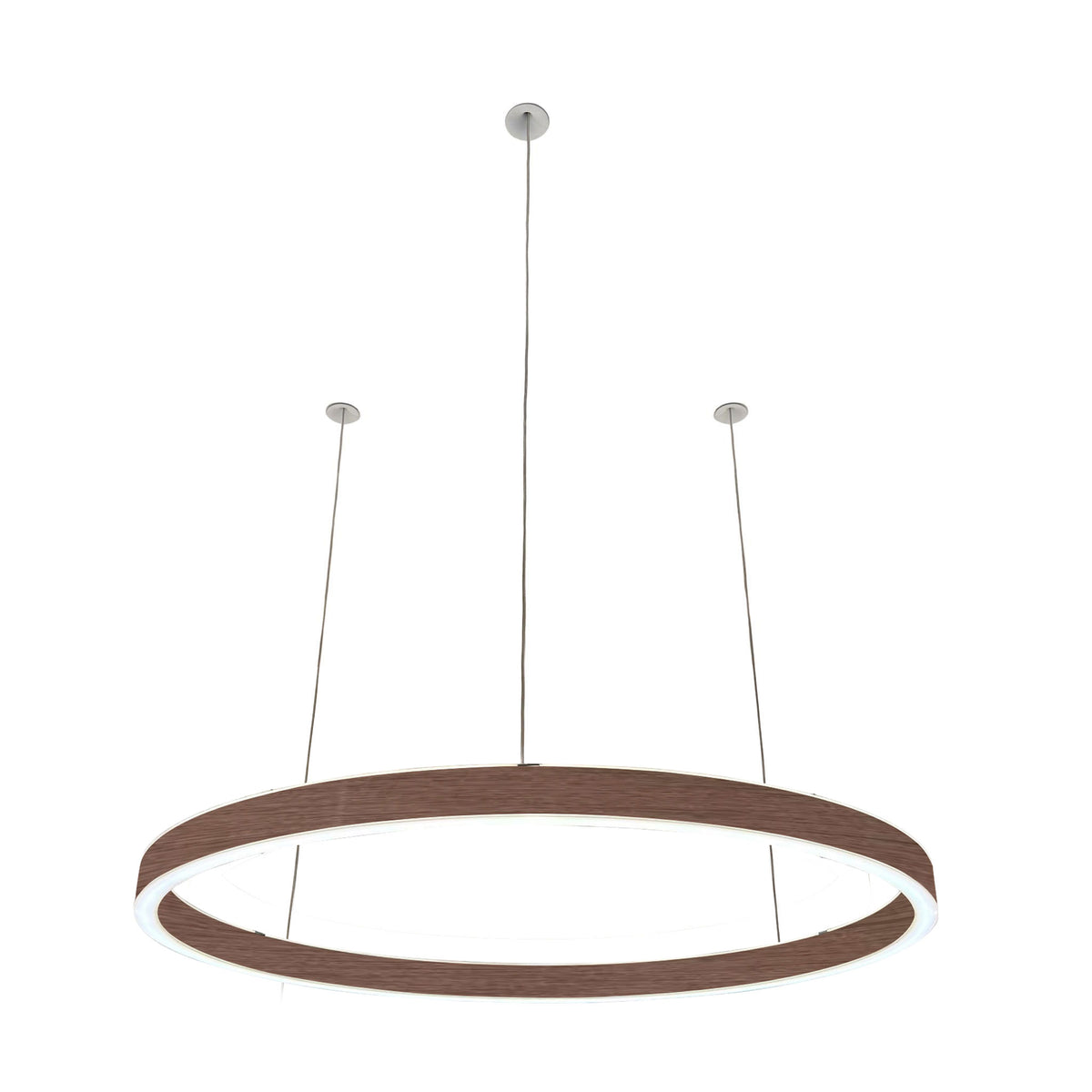 Braga, Pendelleuchte Loop 24V, 90cm Bronze, moderne Esstischbeleuchtung